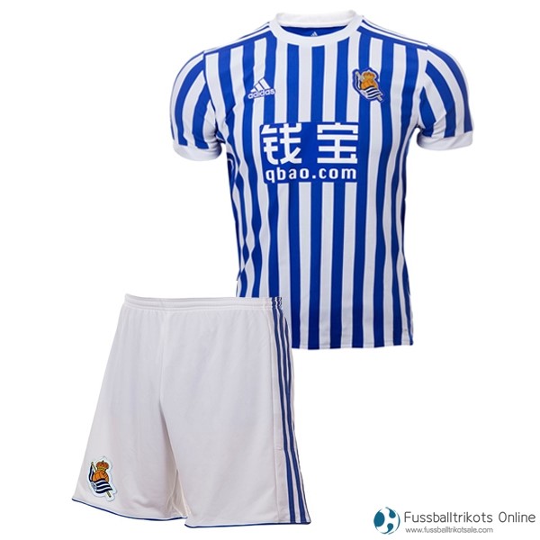 Real Sociedad Trikot Kinder Heim 2017-18 Fussballtrikots Günstig